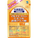 ※商品リニューアル等に伴い、パッケージ・内容等が掲載の内容と一部異なる場合があります。※商品は通常4〜6営業日以内に出荷します。在庫状況により出荷が遅れる場合があります。予めご了承下さい。 商品説明 ●日々の健康のベースとなる13種類のビタミン、9種類のミネラル、8種類の必須アミノ酸を配合●体内で作ることのできない「必須アミノ酸」をベースサプリに配合●ビタミンやミネラルの吸収を助ける「メチルヘスペリジン」「黒胡椒エキス」を配合●1粒で30種類の必要成分を配合したベースサプリです●健康な生活の基本として全ての方にオススメします 規格 120粒 文責者の氏名と資格種類 ウエルシア薬局（株）　048-264-1004薬剤師石原　純