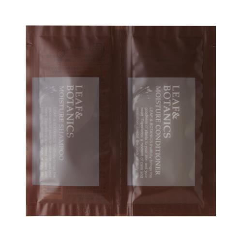 【エントリーP5倍】▲【在庫限り】松山油脂 LEAF&BOTANICS モイスチャーヘアケアパウチ 10ML×2