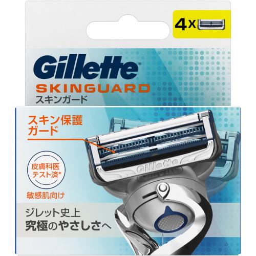 P＆G　Gillette　スキンガード　替刃　4コ入