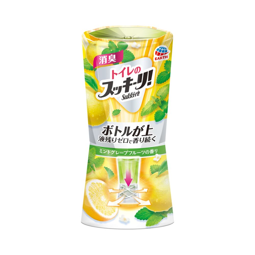 アース製薬 トイレのスッキーリ！Sukki-ri! ミントグレープフルーツの香り 消臭剤 芳香剤
