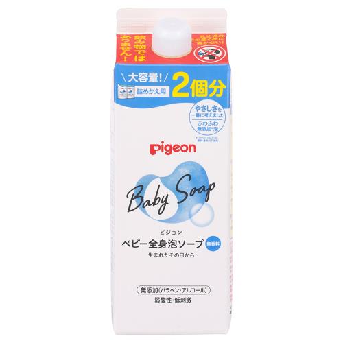ピジョン 全身泡ソープ詰替え用2回分 800ml