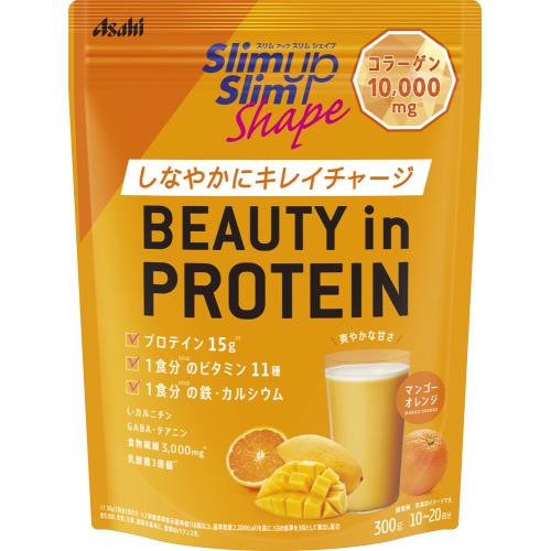商品説明美容（コラーゲン）配合プロテイン。乳酸菌、食物繊維、Lカルニチン、GABA、テアニン、ビタミン11種、鉄・カルシウム配合。広告文責株式会社ウェルパーク　電話番号：042-659-3716