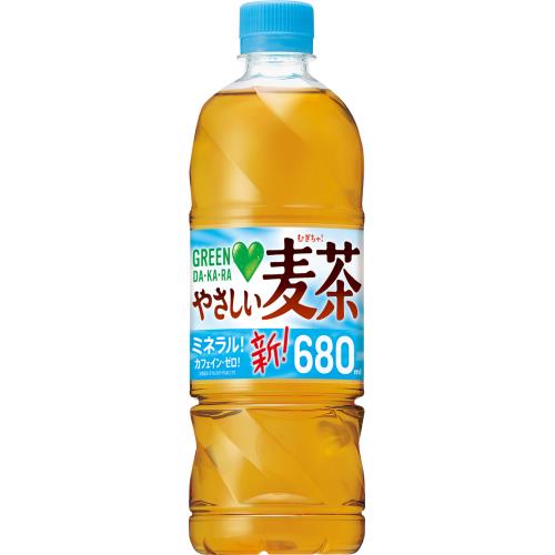 ▲【在庫限り】サントリー　やさしい麦茶　680ml×24個セット