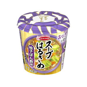 エースコック　スープはるさめ柚子ぽん酢味×6個セット
