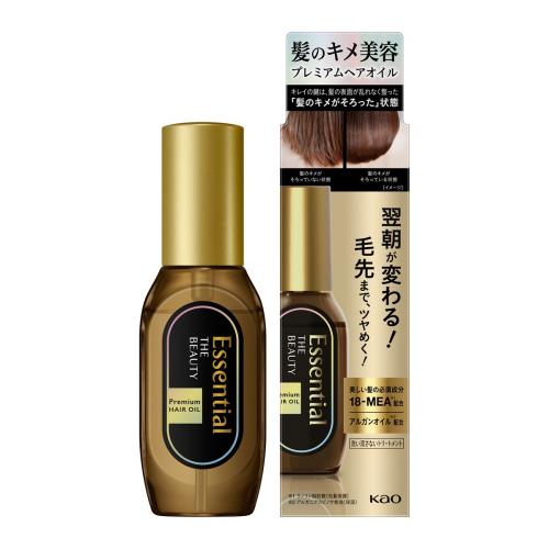 ヘアオイル（1000円程度） 花王　エッセンシャル　ザビューティ　髪のキメ美容プレミアムヘアオイル　60ml