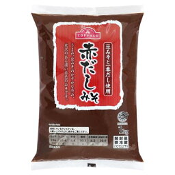 トップバリュ　豆みそと一番だし使用　赤だしみそ　1kg×10個セット