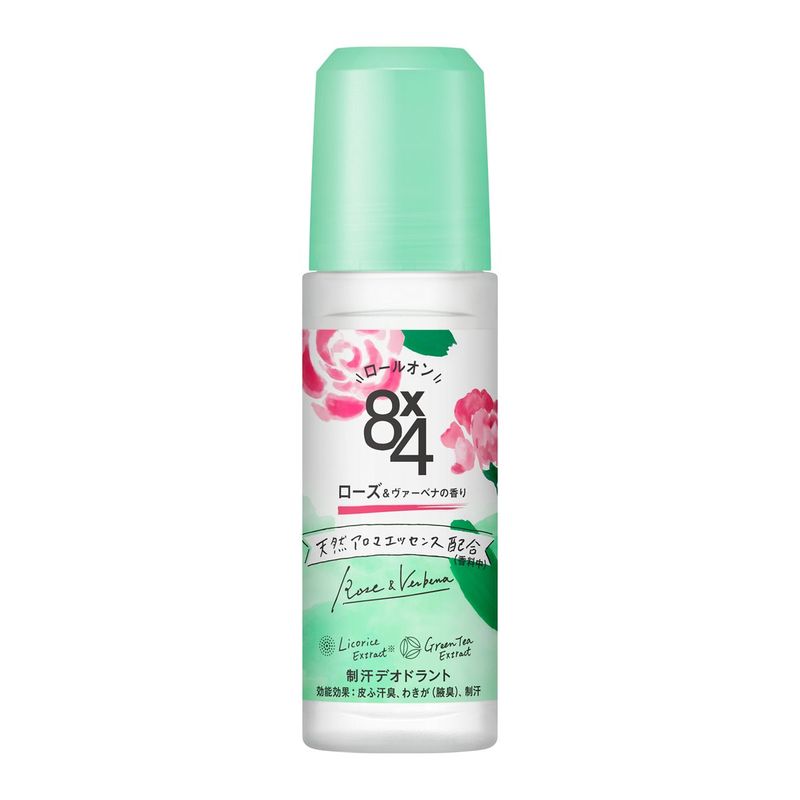 花王　8x4　ロールオン　ローズ＆ヴァーベナの香り　45ML