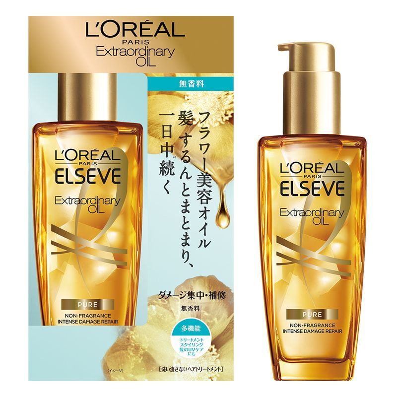 日本ロレアル　ロレアル　パリ　エルセーヴ エクストラオーディナリーオイル　ピュアセラム　本体　100ML　ヘアオイル