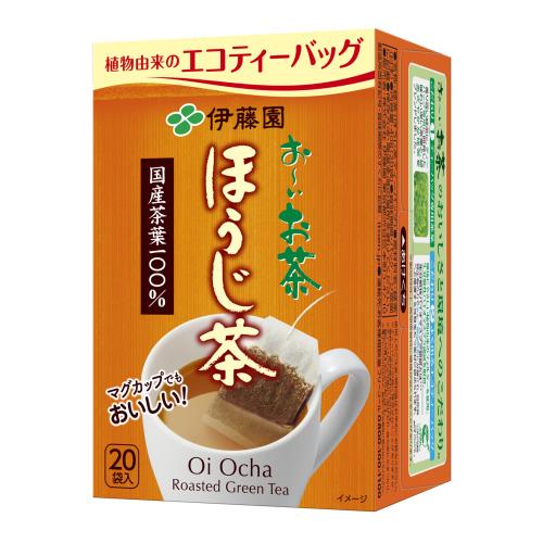 おーいお茶エコティーバックほうじ茶 1.8g×20 まとめ買い(×5)|(081511)(n)