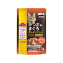 トップバリュ　成猫用　かつお＆まぐろ　サーモン入り　70g×12個セット