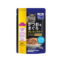 トップバリュ　高齢猫用　かつお＆まぐろ　しらす入り　70g×12個セット