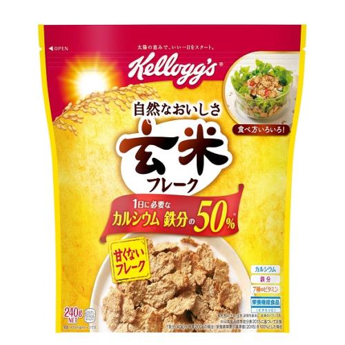 朝食 自宅用 まとめ買い送料無料 日食玄米フレーク てんさい糖とほんのり林檎の味（150g×24袋）【日食 フレーク コーンフレーク シリアル 味付き げんまい 朝食 朝ごはん 健康 ヘルシー ダイエット 食物繊維 栄養 まとめ買い 自宅用 一括購入】