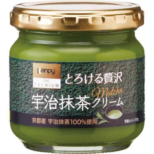 加藤産業　カンピー　ザ・プレミアム　とろける贅沢宇治抹茶クリーム　150g×6個セット