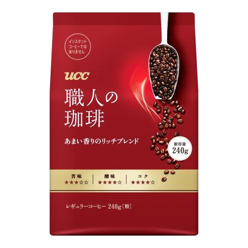 上島珈琲　UCC　職人の珈琲甘い香りのリッチブレンド　240g×6個セット