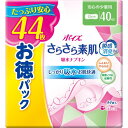 日本製紙クレシア　ポイズさらさら素肌　吸水ナプキン　安心の少量用40CC　44枚　お徳パック