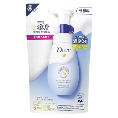 ユニリーバ　ダヴビューティモイスチャー　クリーミー泡洗顔料　詰め替え　125ML　洗顔
