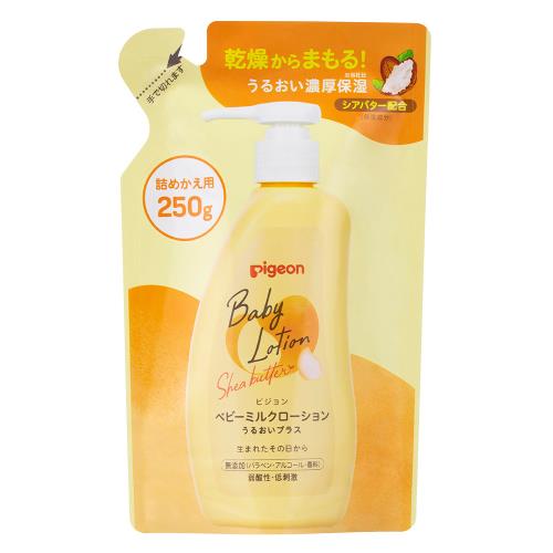 ピジョン　ベビーミルクローション　うるおいプラス　詰めかえ用　250g
