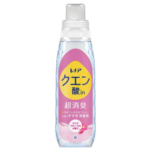【エントリーP5倍】▲【在庫限り】P＆G　レノア　クエン酸in　超消臭　クリアフローラルの香り　本体　430ml