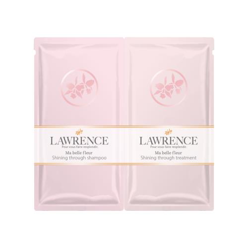 FRAGRANCY　ロウレンス　シャイニングスルーシャンプー＆トリートメント　トライアルパウチ　マベルフルール