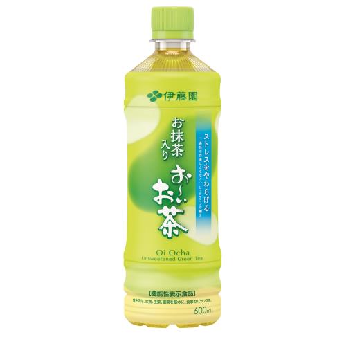 伊藤園　お抹茶入りお～いお茶　600ml×24個セット