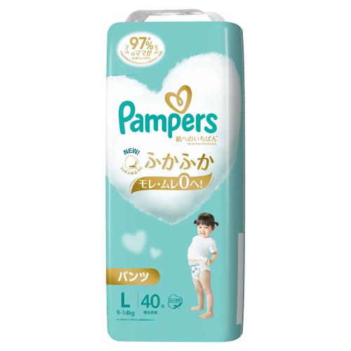 P&G パンパース肌いちパンツ Lサイズ 40枚×4個セット