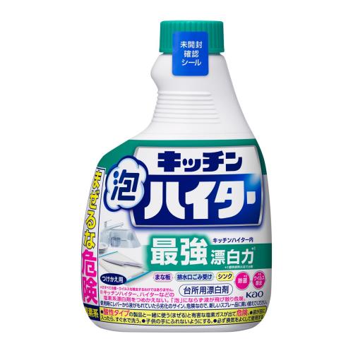 【エントリーP5倍】花王　キッチン泡ハイター　つけかえ用　400mlのサムネイル