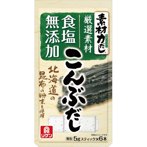 素材力だしこんぶだし 5g×6本×10個セット