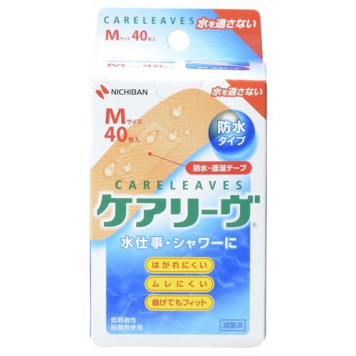 Rakuten - 10個セット　【送料無料】　【あす楽】ニチバン　ケアリーヴ　防水タイプ　M40枚