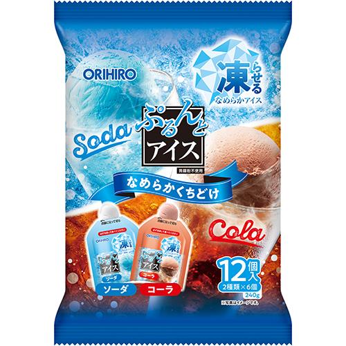 オリヒロ　ぷるんとアイスソーダ＋コーラ　12個のサムネイル
