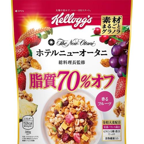 日本ケロッグ 素材まるごとグラノラ脂質70%オフ 380g×6個セット