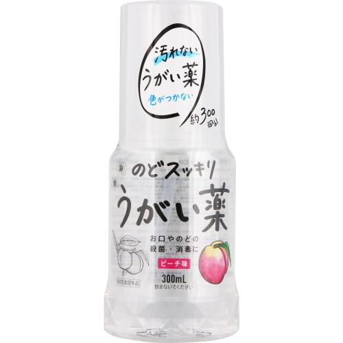 【指定医薬部外品】のどスッキリうがい薬CP　ピーチ味　300mL