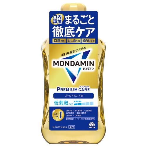 アース製薬 モンダミン プレミアムケア ゴールドミント 1000ml アース製薬 モンダミン プレミアムケア ゴールドミント 1000ml