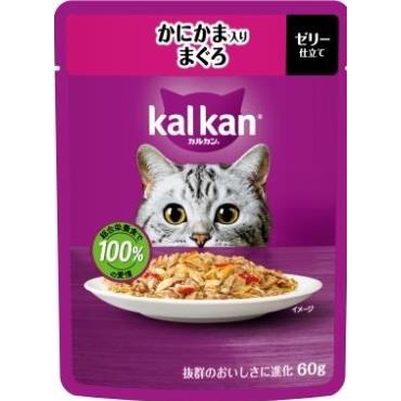 マース　カルカン　パウチかにかま入りまぐろ　60g