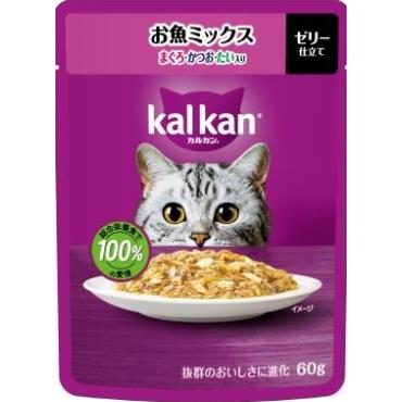 マース　カルカン　パウチお魚ミックスたい　60g