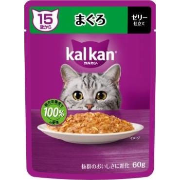マース　カルカン　パウチ15歳からまぐろ　60g