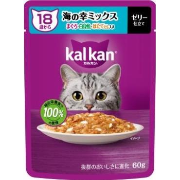 マース　カルカン　パウチ18歳海幸ミックスほたて　60g