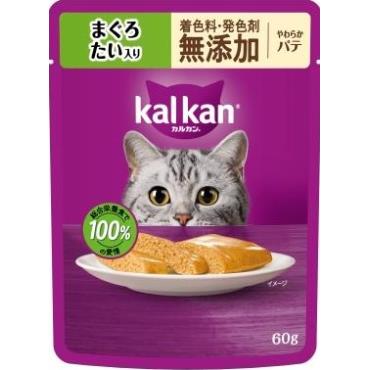 【エントリーP5倍】マース　カルカン　パウチパテたい無添　60g