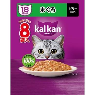商品説明●抜群のおいしさに進化！厳選されたまぐろをカルカン特製だしで煮込み、ジューシーなゼリー仕立てにしました。●18歳以上の猫に必要な栄養素をバランス良く配合した総合栄養食です。●食べやすい小さめのフレーク。文責者の氏名と資格種類ウエルシ...