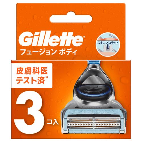 P&G ジレット ジレット フュージョン ボディ 替刃 3個