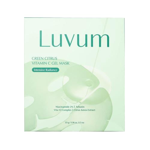 インターナショナルコスメティクス　ラビューム　グリーンシトラスビタミンCゲルマスク　5枚