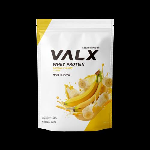 VALX　ホエイプロテイン　バナナ風味　420g