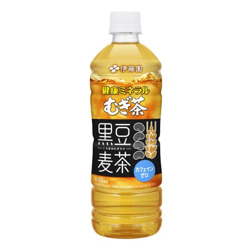 伊藤園　健康ミネラルむぎ茶　黒豆麦茶　650ml×24個セット