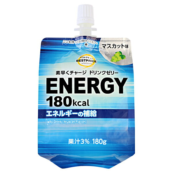Rakuten - トップバリュ　ドリンクゼリー エナジー180 マスカット味　24個セット