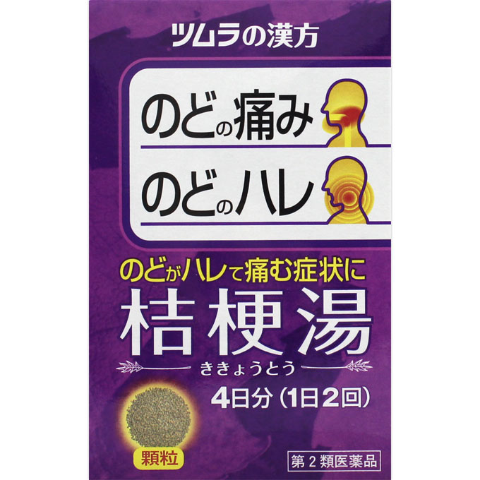 【送料無料】【あす楽】【第2類医薬品】ツムラ漢方桔梗湯エキス顆粒　1.875G×8包（4個セット）