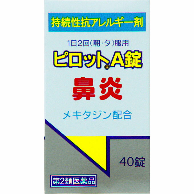 2個セット　送料無料　【あす楽】　◆【第2類医薬品】ピロットA錠 40錠【セルフメディケーション税制対象商品】