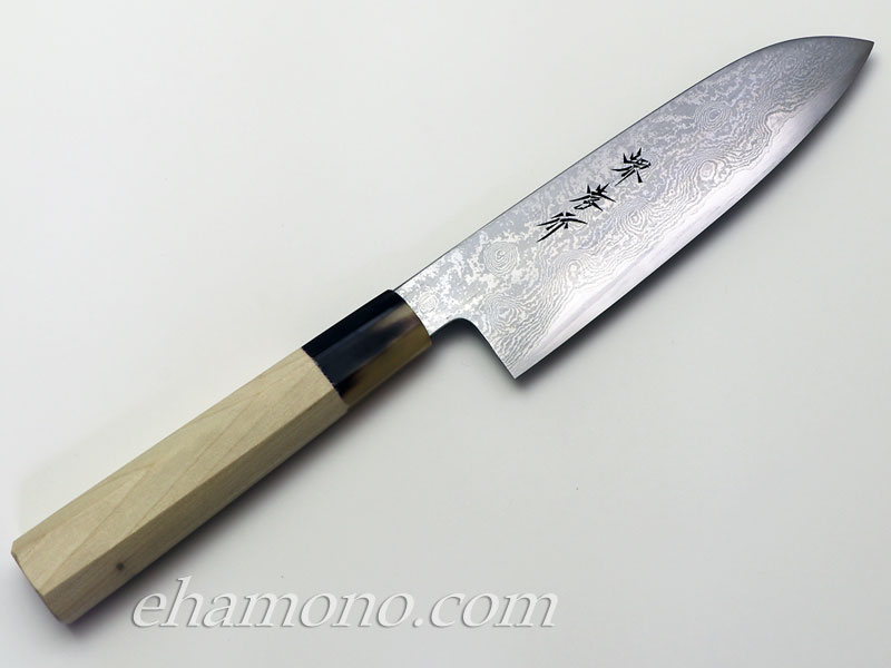 ダマスカス銀三鋼割込　三徳包丁180