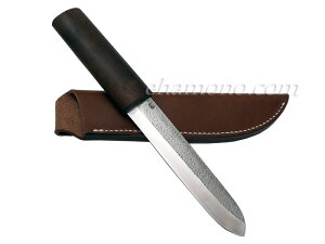 池内刃物 V金10号特別鍛造マキリ150 革ケース付