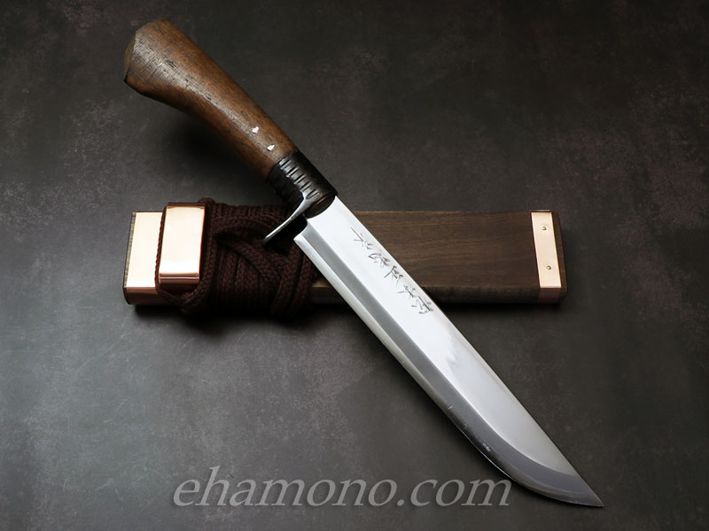 土佐鍛冶 松本正忠作 青鋼剣鉈7寸 210