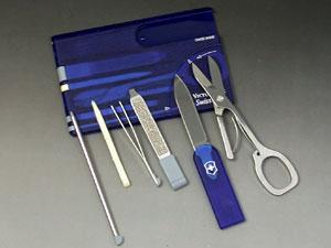 ビクトリノックス「スイスカード　T2 ブルー」