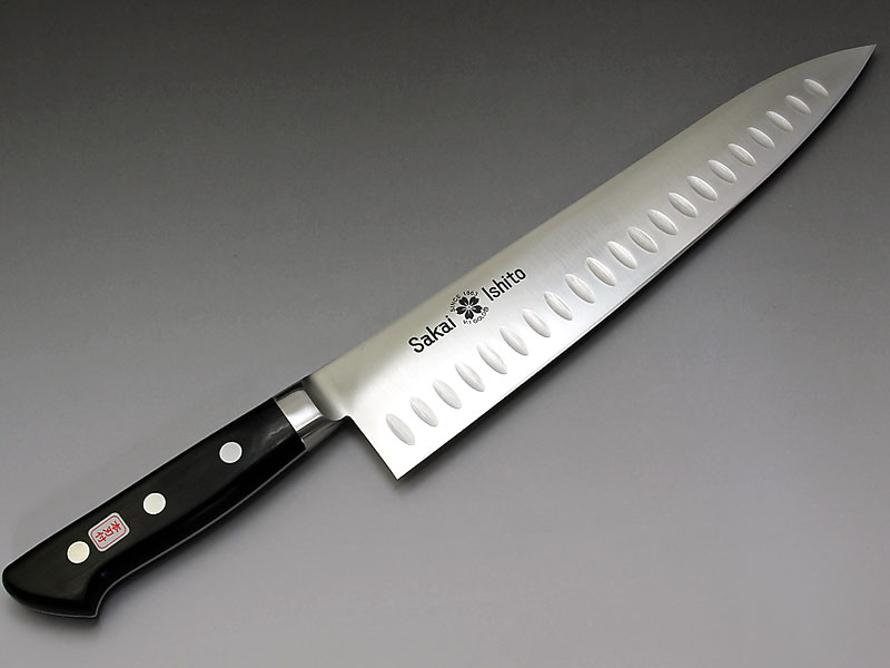 堺石藤　V金1号牛刀240ピット仕上げ